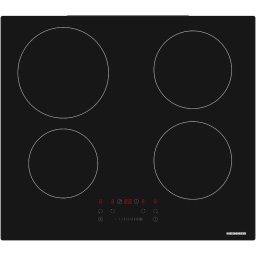 Plita HBHI-M4ZBSTC, Inductie, 4 zone de gatit, Boost, Control touch, Timer, Protectie copii, Indicator caldura reziduala, 60 cm, Negru