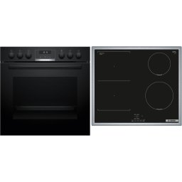 Cuptor Bosch HND616LS63 (black/stainless steel)
