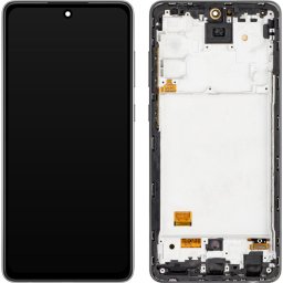 Piese si componente Display cu Touchscreen MP compatibil cu Samsung Galaxy A72 A725 / A72 5G A726, cu Rama, Versiune OLED, Negru