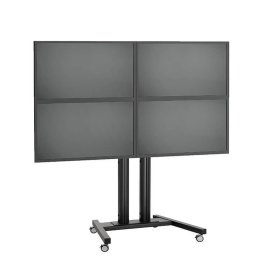 Stand VideoWALL Vogel's cu baza mobila 2x2, maxim 30 de kgr per display, maxim 50 inchi per display