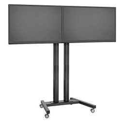 Stand TV mobil Vogels pentru podea SidebySide (Negru sau Gri)