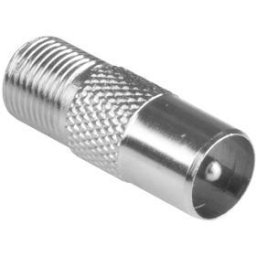 Accesorii Audio Hi-Fi Adaptor F mamă / coaxial mascul SENCOR SAV 183-000 argintiu