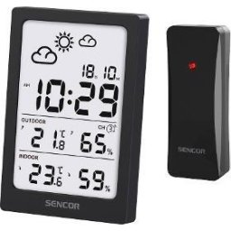 Stație Meteo SWS 2300 B cu Senzor Wireless, Alertă Îngheț, Ecran LCD Iluminat, 433.92 MHz