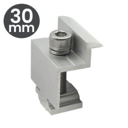Accesorii sisteme fotovoltaice Clema capăt 30 mm "Z" pentru montaj panou fotovoltaic