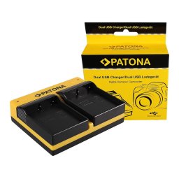 Patona Dual incarcator pentru Olympus BLH-1 OM-D EM-1 Mark 2 EM-1 Mark II BLH-1 OM-D inkl. Micro-USB