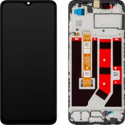 Piese si componente Display cu Touchscreen Oppo A18 / A38, cu Rama, Negru, Service Pack 621029000099
