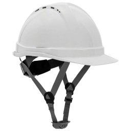 Casca de protectie industriala ventilata / alb