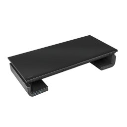 Suport monitor MASUTA TV LOGILINK, pt 1 TV/monitor plat, curbat, reglabila 420/470/520mm, 2xUSB3.0, 1xUSB-C, max 25 Kg, black, "BP0141