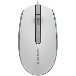 Mouse 1000 DPI Optic cu fir CNE-CMS10WG Alb