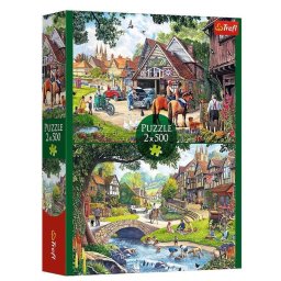 Puzzle 2x500 piese viață idilică