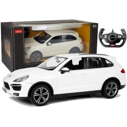 Mașină radiocomandă Porsche Cayenne Rastar 1:14 Alb