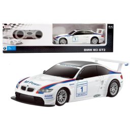 Mașină sport RC 1:24 cu telecomandă BMW M3 GT2 Alb