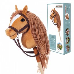 Cal de hobby hoppihorse a4 castaniu - maro, blană castaniu