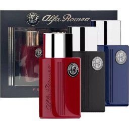 Set Alfa Romeo Blue + Black + Red, EDT 3x40 ml, colecție masculină