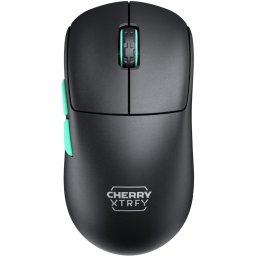Mouse M68 Wireless – Gaming, wireless 2.4 GHz, optic, DPI ajustabil, 6 butoane + scroll, negru/turcoaz