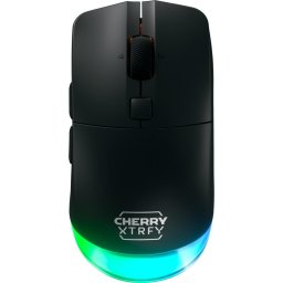 Mouse Xtrfy M50 Wireless – Gaming, wireless 2.4 GHz + USB, optic până la 16.000 DPI, 6 butoane + scroll, autonomie mare, negru