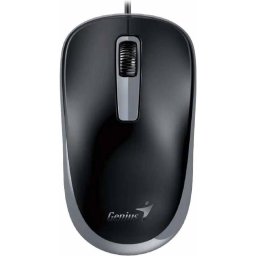 Mouse DX-125S – Mouse cu fir USB, optic 1200 DPI, 3 butoane + scroll, negru
