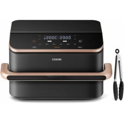 Friteuza Dual Blaze TwinFry 10 litri, 2800 W, 6 programare Negru