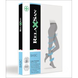 Ciorapi compresivi gravide medicinali Relaxsan 790, tip pantalon 12-17mm Hg, 70 DEN, Negru (Marime: 2)