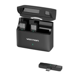 Microfon Microfon Lavariera Wireless, Type-C, ANC (set 2) - Vention (NCAB0) - Black