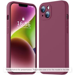 Husa Husa pentru Samsung Galaxy S25 FE - Techsuit SoftFlex - Plum Red