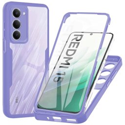 Husa Husa pentru Xiaomi Redmi 15 4G / Redmi 15 5G + Folie - Techsuit ColorVerse 360 Series - Purple