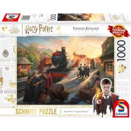 Schmidt Spiele Thomas Kinkade Studios: Wizarding World Harry Potter - Hogwarts Express, Puzzle 1000 pieces