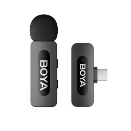Microfon BY-V10-V2.0, Wireless, Negru