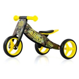 Jucarii pentru miscare Kids multifunctional 2in1 Milly Mally JAKE Army bike