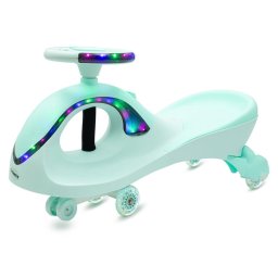 Jucarii pentru miscare Gravity-powered Swing car ride-on for kids with LED Baby Mix G-Force verde