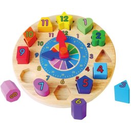 Wooden inset clock Viga
