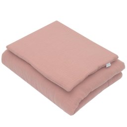 Muslin set with filling New Baby 80x70 cm pink