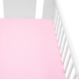 Jersey crib sheet New Baby 120x60 pink