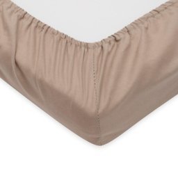 Cotton cot sheet cotton New Baby 120x60 cm cappuccino