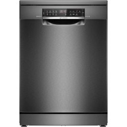 Masina de spalat vase 14 seturi 8 programe Touch control ExtraDry Sistem Rackmatic Home Connect EcoSilence Drive Tab-count Clasa A 60 cm Inox anti-amprenta Negru