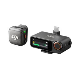 Microfon Kit microfon wireless DJI Mic 3 (1 TX + 1 RX)Raza actiune 400m, auton. TX 8h/ RX 10h