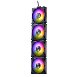 Hurricane MAG ARGB LED 4 x 120 mm Negru