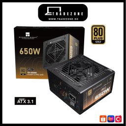Sursa TR-KG650-sleeved 80+ Gold 650W Negru