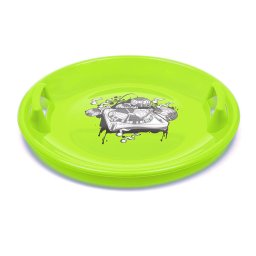 Sledding plate Baby Mix 60 cm MUSIC green