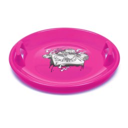 Sledding plate Baby Mix 60 cm MUSIC pink