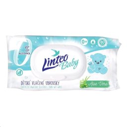 Linteo Baby Wet Wipes with Aloe Vera 80 pcs