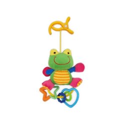 Plush toy with rattle Baby Mix frog