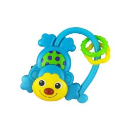 Baby rattle with sound Baby Mix Monkey blue