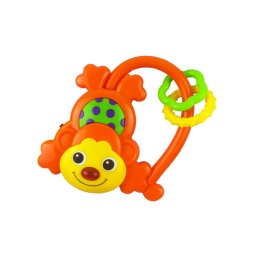 Baby rattle with sound Baby Mix Monkey orange
