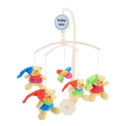 Carousel above the crib Baby Mix Bears with caps