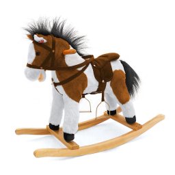 Rocking horse with melody Milly Mally Jurášek dark brown