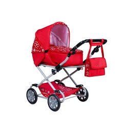 New Baby Monika Red 2in1 Baby Stroller for Dolls