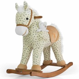 Milly Mally Pony Gray Dot Rocking Horse with Melody