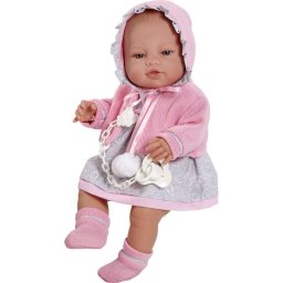 Luxury baby doll Berbesa Amanda 43cm