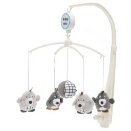 Carousel above the crib Baby Mix Moles grey